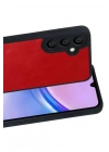 Mey İthalat®  Samsung Galaxy A57 5G Aras Deri Kapak - Kırmızı