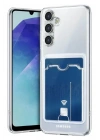 Mey İthalat®  Samsung Galaxy A57 5G Kart Şeffaf Silikon - Şeffaf