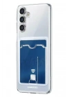 Mey İthalat®  Samsung Galaxy A57 5G Kart Şeffaf Silikon - Şeffaf