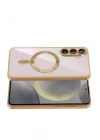 Mey İthalat®  Samsung Galaxy A57 5G Kross Magneticsafe Kapak - Çöl Titanyum