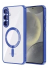 Mey İthalat®  Samsung Galaxy A57 5G Kross Magneticsafe Kapak - Lacivert