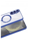 Mey İthalat®  Samsung Galaxy A57 5G Kross Magneticsafe Kapak - Lacivert