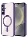 Mey İthalat®  Samsung Galaxy A57 5G Kross Magneticsafe Kapak - Mor