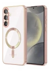 Mey İthalat®  Samsung Galaxy A57 5G Kross Magneticsafe Kapak - Rose