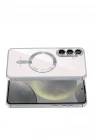 Mey İthalat®  Samsung Galaxy A57 5G Kross Magneticsafe Kapak - Titan Gri