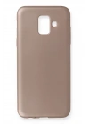 Mey İthalat®  Samsung Galaxy A6 2018 Kılıf First Silikon - Rose Gold