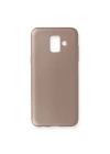 Mey İthalat®  Samsung Galaxy A6 2018 Kılıf First Silikon - Rose Gold