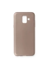 Mey İthalat®  Samsung Galaxy A6 2018 Kılıf First Silikon - Rose Gold
