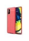 Mey İthalat®  Samsung Galaxy A71 Kılıf Auto Focus Kapak - Kırmızı