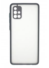 Mey İthalat®  Samsung Galaxy A71 Kılıf Montreal Silikon Kapak - Gri