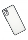 Mey İthalat®  Samsung Galaxy A71 Kılıf Montreal Silikon Kapak - Gri