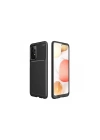 Mey İthalat®  Samsung Galaxy A72 Kılıf Auto Focus Karbon Kapak - Siyah