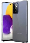 Mey İthalat®  Samsung Galaxy A72 Kılıf Lüx Şeffaf Silikon