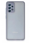 Mey İthalat®  Samsung Galaxy A72 Kılıf Montreal Silikon Kapak - Gri