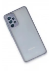 Mey İthalat®  Samsung Galaxy A72 Kılıf Montreal Silikon Kapak - Gri
