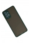 Mey İthalat®  Samsung Galaxy A72 Kılıf Montreal Silikon Kapak - Koyu Yeşil