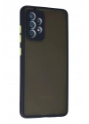 Mey İthalat®  Samsung Galaxy A72 Kılıf Montreal Silikon Kapak - Lacivert