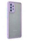 Mey İthalat®  Samsung Galaxy A72 Kılıf Montreal Silikon Kapak - Mor