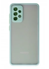 Mey İthalat®  Samsung Galaxy A72 Kılıf Montreal Silikon Kapak - Turkuaz