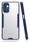 Mey İthalat®  Samsung Galaxy A72 Kılıf Platin Silikon - Lacivert