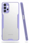 Mey İthalat®  Samsung Galaxy A72 Kılıf Platin Silikon - Lila