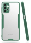 Mey İthalat®  Samsung Galaxy A72 Kılıf Platin Silikon - Yeşil