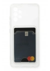 Mey İthalat®  Samsung Galaxy A73 5G Kılıf Kart Şeffaf Silikon - Şeffaf