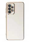 Mey İthalat®  Samsung Galaxy A73 5G Kılıf Volet Silikon - Beyaz