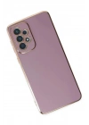 Mey İthalat®  Samsung Galaxy A73 5G Kılıf Volet Silikon - Mor