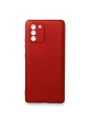 Mey İthalat®  Samsung Galaxy A91 / S10 Lite Kılıf First Silikon - Bordo