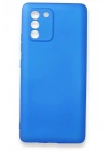 Mey İthalat®  Samsung Galaxy A91 / S10 Lite Kılıf First Silikon - Mavi