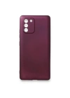 Mey İthalat®  Samsung Galaxy A91 / S10 Lite Kılıf First Silikon - Mürdüm