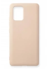 Mey İthalat®  Samsung Galaxy A91 / S10 Lite Kılıf Nano içi Kadife Silikon - Pudra