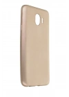 Mey İthalat®  Samsung Galaxy J4 Kılıf First Silikon - Gold