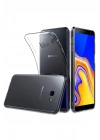 Mey İthalat®  Samsung Galaxy J4 Plus Kılıf Lüx Şeffaf Silikon