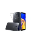 Mey İthalat®  Samsung Galaxy J4 Plus Kılıf Lüx Şeffaf Silikon