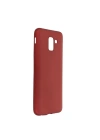 Mey İthalat®  Samsung Galaxy J6 Kılıf First Silikon - Bordo