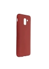 Mey İthalat®  Samsung Galaxy J6 Kılıf First Silikon - Bordo