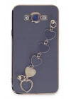 Mey İthalat®  Samsung Galaxy J7 Kılıf Esila Silikon - Gri