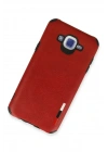 Mey İthalat®  Samsung Galaxy J7 Kılıf Loop Deri Silikon - Kırmızı