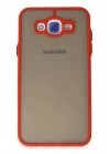 Mey İthalat®  Samsung Galaxy J7 Kılıf Montreal Silikon Kapak - Kırmızı