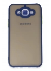 Mey İthalat®  Samsung Galaxy J7 Kılıf Montreal Silikon Kapak - Lacivert