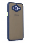 Mey İthalat®  Samsung Galaxy J7 Kılıf Montreal Silikon Kapak - Lacivert