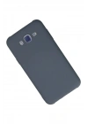 Mey İthalat®  Samsung Galaxy J7 Kılıf Nano içi Kadife Silikon - Gri
