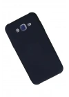 Mey İthalat®  Samsung Galaxy J7 Kılıf Nano içi Kadife Silikon - Lacivert
