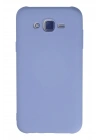 Mey İthalat®  Samsung Galaxy J7 Kılıf Nano içi Kadife Silikon - Lila