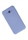 Mey İthalat®  Samsung Galaxy J7 Kılıf Nano içi Kadife Silikon - Lila