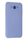 Mey İthalat®  Samsung Galaxy J7 Kılıf Nano içi Kadife Silikon - Lila