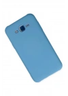 Mey İthalat®  Samsung Galaxy J7 Kılıf Nano içi Kadife Silikon - Mavi