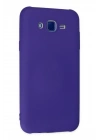 Mey İthalat®  Samsung Galaxy J7 Kılıf Nano içi Kadife Silikon - Mor